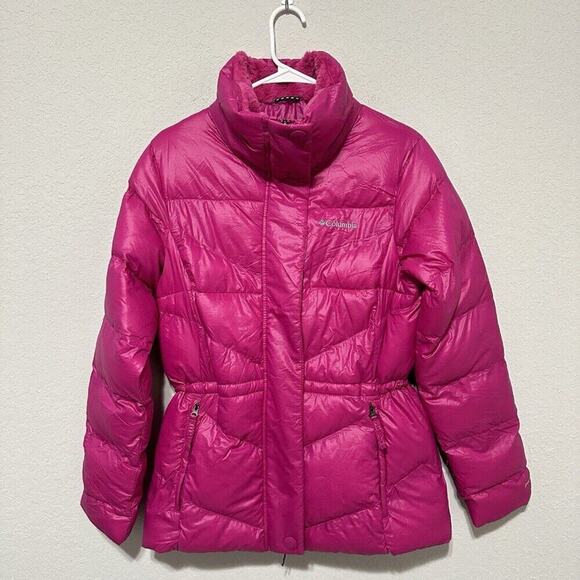 Columbia Peak To Park II Insulated Puffer Jacket Hot Pink Womens Size Small - Picture 1 of 12